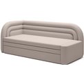 Sofa bed Elfabilo L, sleeping function, Sola 18, beige, H80x86x223cm