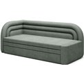 Sofa bed Elfabilo L, sleeping function, Touch 100, textured velvet, green, H80x86x223cm