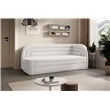 Sofa bed Elfabilo R, sleeping function, Royal 01, bouclé, white, H80x86x223cm