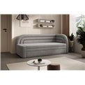 Sofa bed Elfabilo R, sleeping function, Royal 04, bouclé, grey, H80x86x223cm