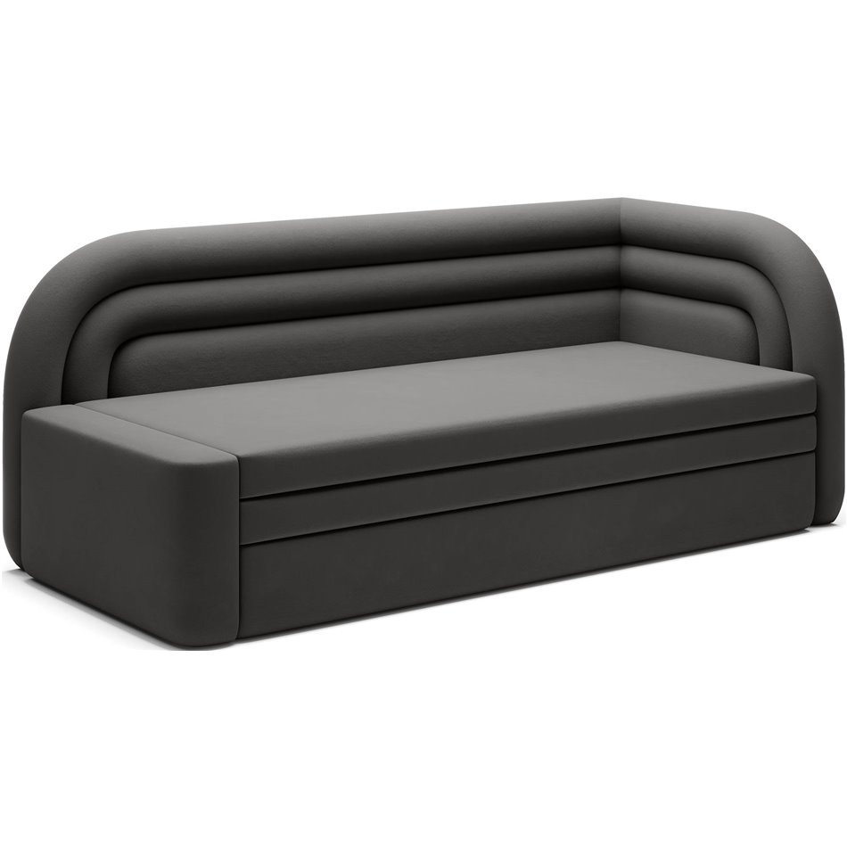 Sofa bed Elfabilo R, sleeping function, Sola 6, grey, H80x86x223cm