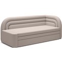 Sofa bed Elfabilo R, sleeping function, Sola 18, beige, H80x86x223cm