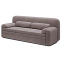 Sofa bed Elioss, sleeping function, Tabbris 22, brown, H87x89x236cm