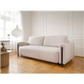 Sofa bed Elcadova Black, sleeping function, Jaffray 18, beige, H97x97x244cm