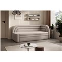 Sofa bed Elfabilo R, sleeping function, Sola 18, beige, H80x86x223cm