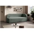 Sofa bed Elfabilo R, sleeping function, Touch 100, textured velvet, green, H80x86x223cm