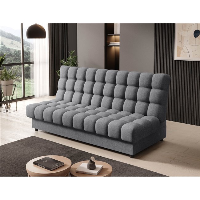 Sofa bed Elclareta, sleeping function, Poco 04,, grey, H96x95x197cm
