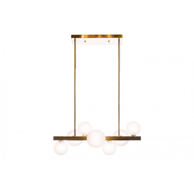 Ceiling lamp Rada, bronze tone, G9 7x35W, H68-138x75x28cm