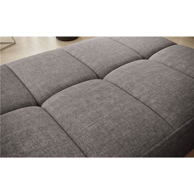 Bench with storage box Elgomsi Manhattan 06, velvet, dark grey, H45x72x104cm