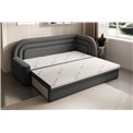 Sofa bed Elfabilo R, sleeping function, Sola 6, grey, H80x86x223cm