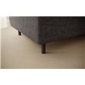 Bench with storage box Elgomsi Manhattan 06, velvet, dark grey, H45x72x104cm