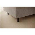Bench with storage box Elgomsi Touch 18, textured velvet, beige, H45x72x104cm