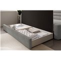 Sofa bed Elfabilo L, sleeping function, Royal 04, bouclé, grey, H80x86x223cm