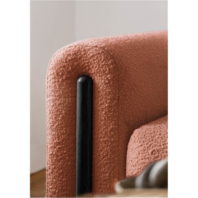 Sofa bed Elcadova Black, sleeping function, Jaffray 30, brown, H97x97x244cm