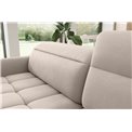 Corner sofa Elbare R, sleeping function, Sola 18, beige, H100x160x208cm
