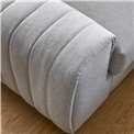 U shape sofa Elouis R, sleeping function, Rekta 100, velvet, grey, H92x202x347cm