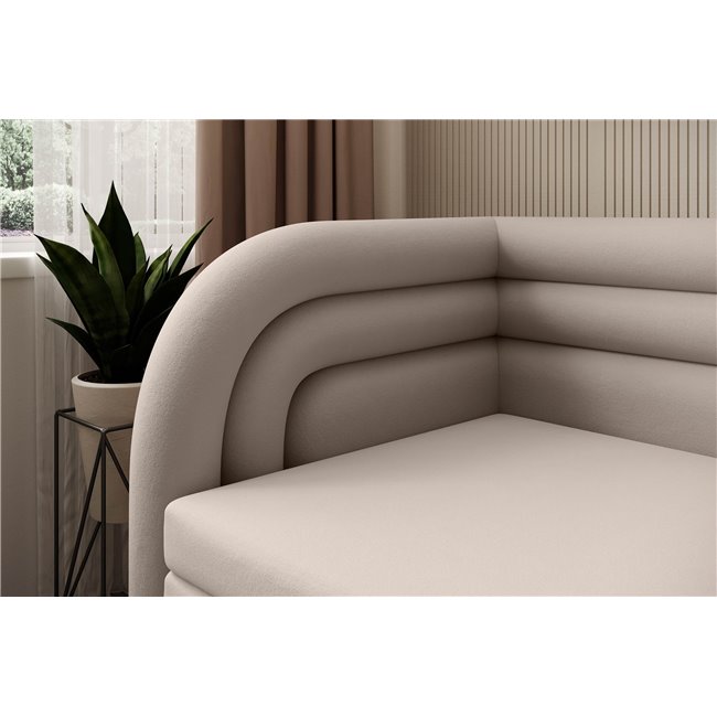 Sofa bed Elfabilo L, sleeping function, Sola 18, beige, H80x86x223cm