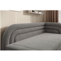 Sofa bed Elfabilo R, sleeping function, Royal 04, bouclé, grey, H80x86x223cm
