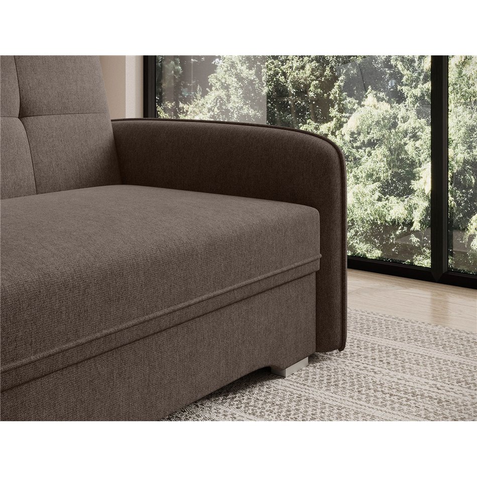 Раскладное кресло Elaine, Poco 22, темно-коричневый, H84x109x102см