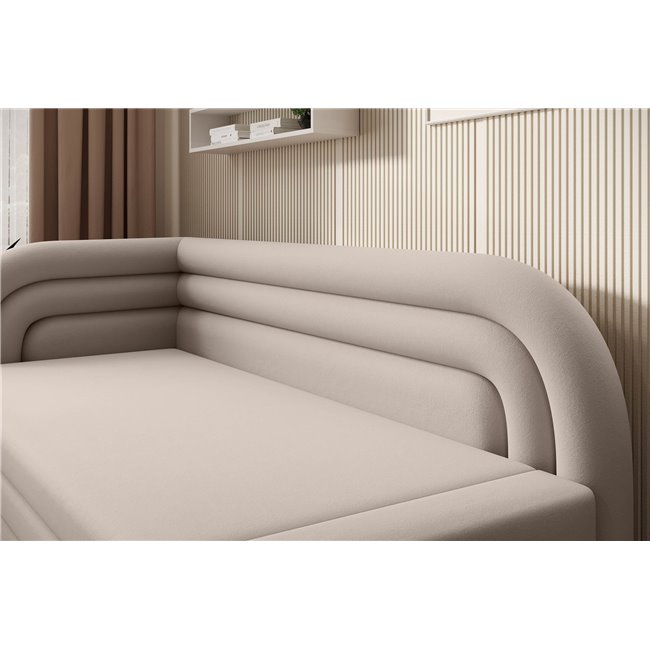 Sofa bed Elfabilo L, sleeping function, Sola 18, beige, H80x86x223cm