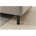 Corner sofa Elbare R, sleeping function, Sola 18, beige, H100x160x208cm