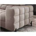 Corner sofa Elferucce L, sleeping function, Paros 02, beige, H93x200x276cm