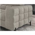 Corner sofa Elferucce L, sleeping function, Royal 20, bouclé, beige, H93x200x276cm