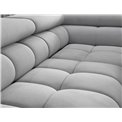 Corner sofa Elferucce R, sleeping function, Paros 05, grey, H93x200x276cm