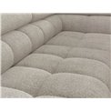 Corner sofa Elferucce R, sleeping function, Royal 18, bouclé, beige, H93x200x276cm