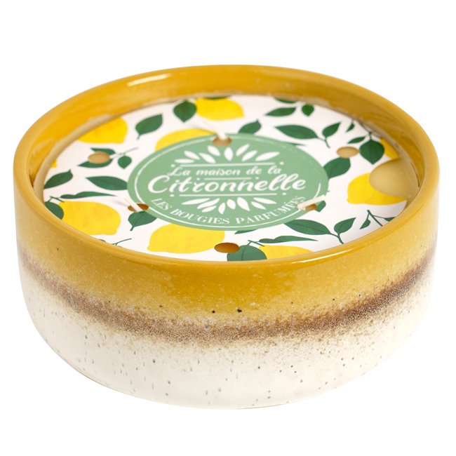 Candle CITRONNELLE, H6.5cm, D16.5cm