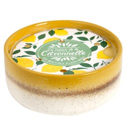 Candle CITRONNELLE, H6.5cm, D16.5cm