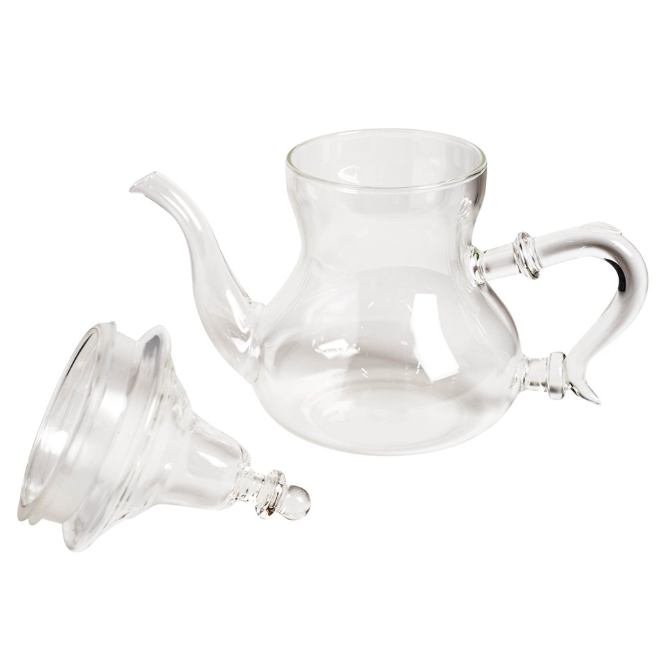 GLASS TEAPOT A1/M8, 800ml, H23x24x13cm