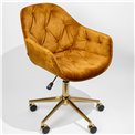 Офисное кресло Slorino 15, золотой цвет, H77-88x58x63cm, высота сиденья 44-54см