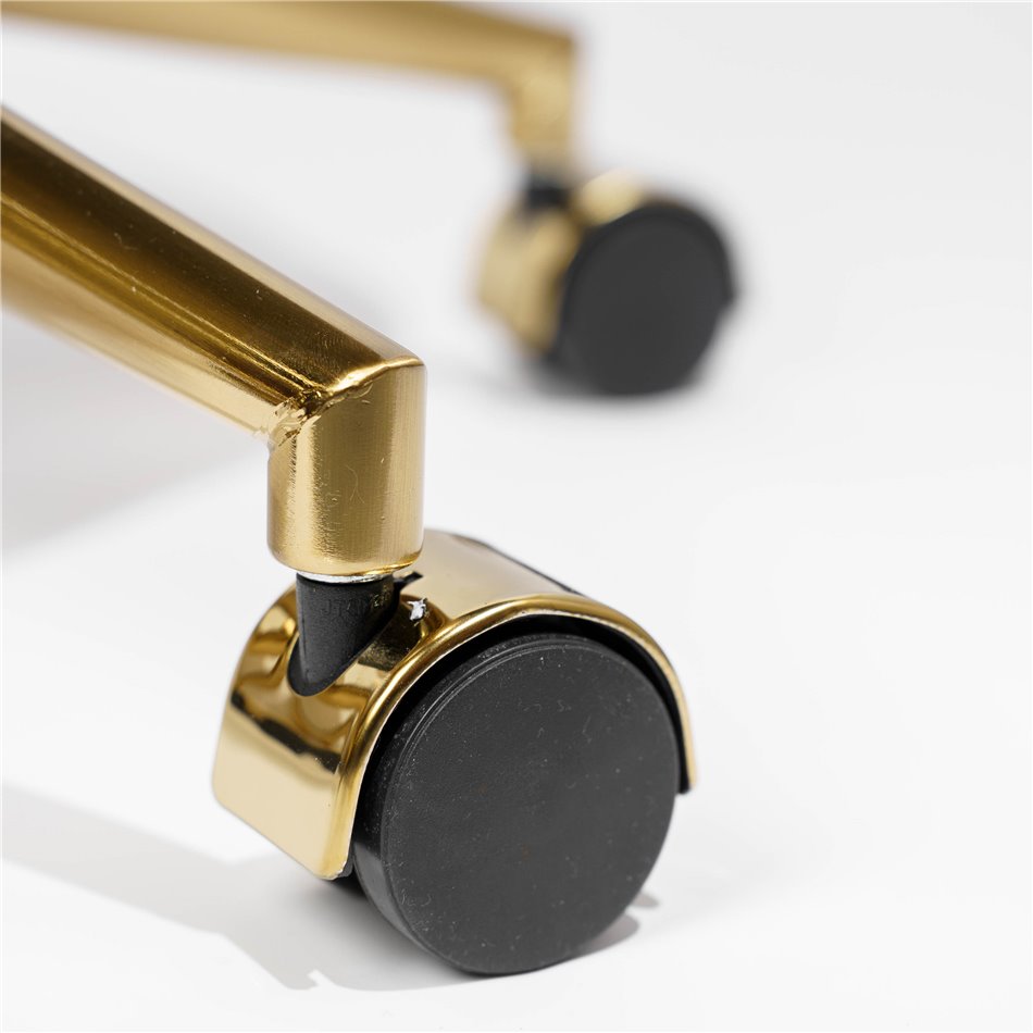 Офисное кресло Slorino 15, золотой цвет, H77-88x58x63cm, высота сиденья 44-54см