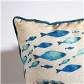 Deco cushion Ocean, 40x40cm