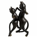 Deco figurine Cat, black, H31x16x18cm