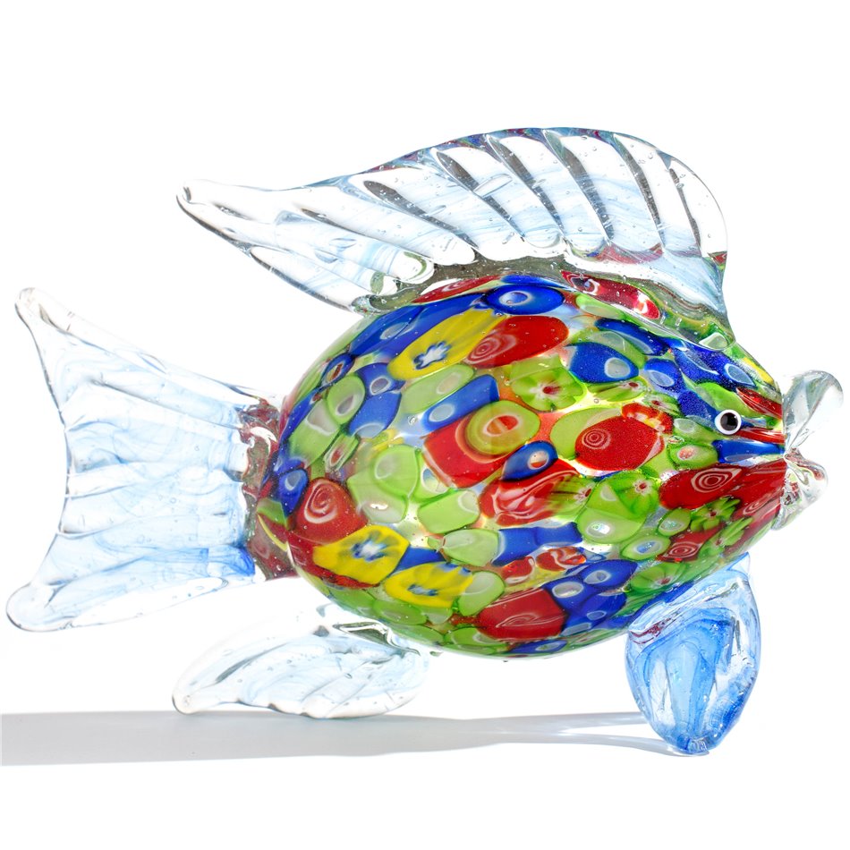 Decorative figure Fish, glass, H14x8x20cm