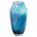Vase Glass, blue, H26xD14 cm