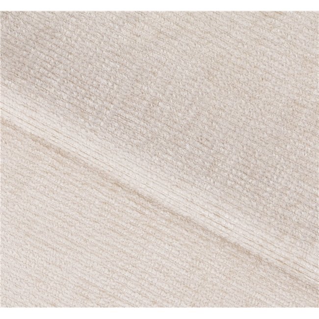 U shape sofa Elberto R, sleeping function, Aubron 20, wavy velvet, beige, H100x165x306cm