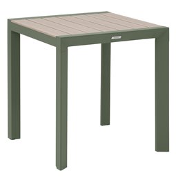 Table Laevasion, green, H75x70x70cm