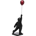 Декоративная фигурка Balloon Bear, черный/красный, H74x16x16cm