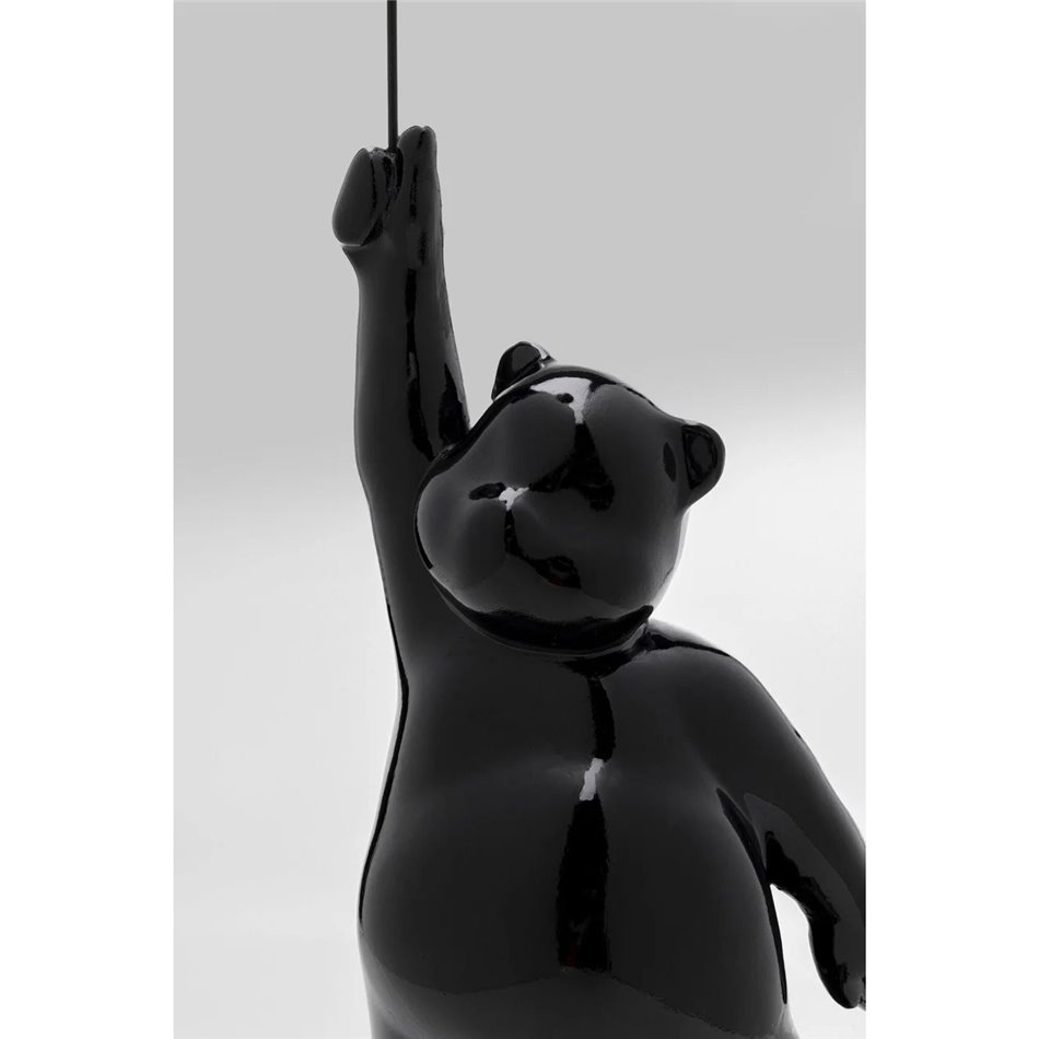 Декоративная фигурка Balloon Bear, черный/красный, H74x16x16cm