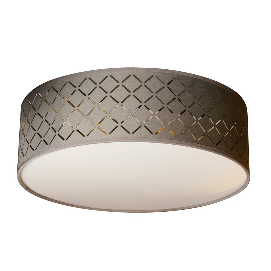 Ceiling lamp Moivre, H12.5cm, D38cm, E27x3 40W(MAX)