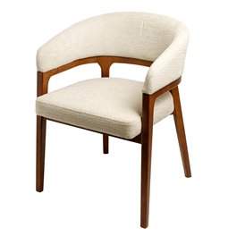 Valgomojo kėdė Otta, 4 baltas sp., H77x51x49cm, sėdimosios dalies aukštis 47.5cm