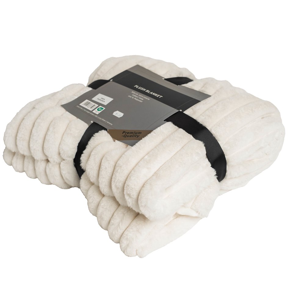 Blanket Laplush, ivory, 150x200cm
