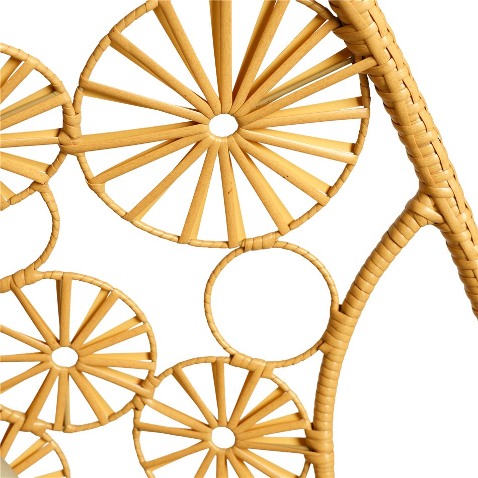 Кресло для отдыха Egg nature, бежевый/натуральный цвет, H140x92x67cm