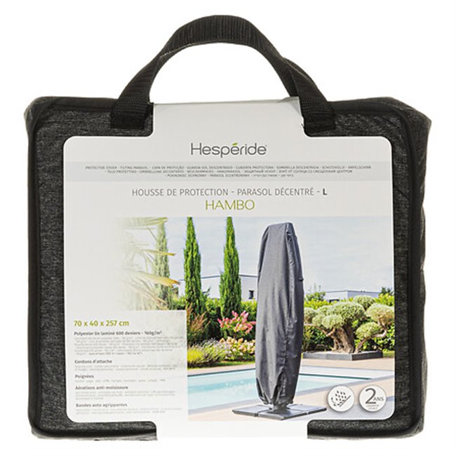 Cover Hambo L for offset parasol, H257x40x70cm