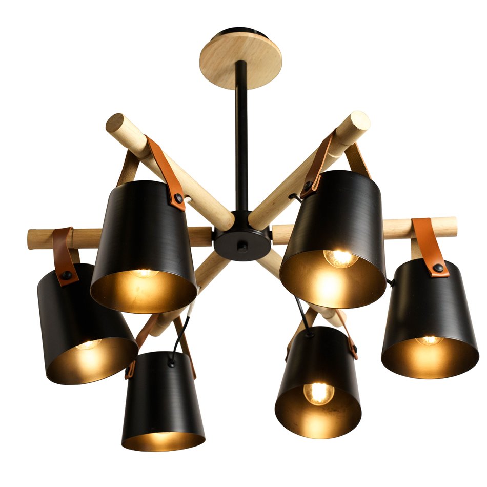 Pendant lamp Monni 6,  H55x65x65cm, E27x5 40W(MAX)