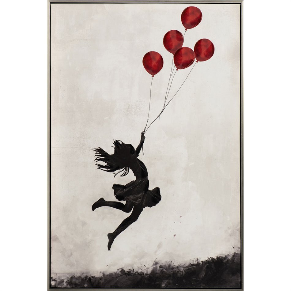 Canva Jumping baloon girl, 60x90cm