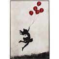 Canva Jumping baloon girl, 60x90cm